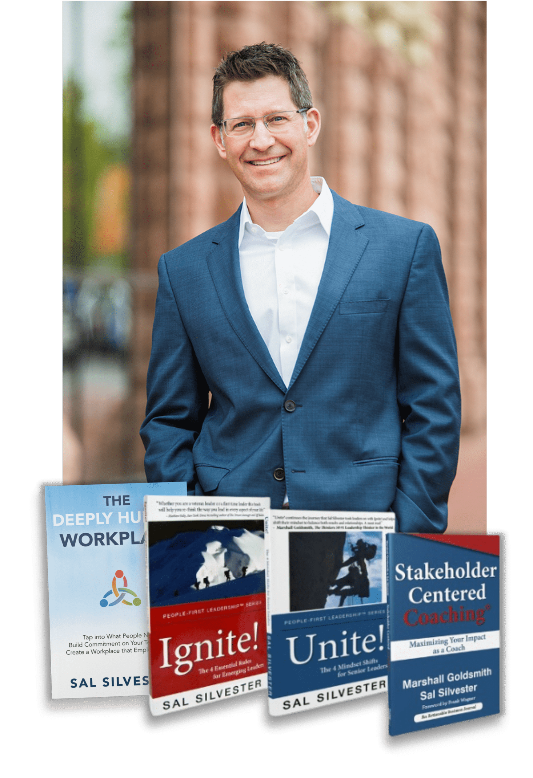 Sal Silvester is an industry thought-leader, innovator and internationally sought-after Executive Coach and Team Acceleration Coach. He is a blogger, keynote speaker and author of four books: The Deeply Human Workplace (Amazon international best seller), Ignite! The 4 Essential Rules for Emerging Leaders (#1 on Amazon’s Movers & Shakers list); Unite! The 4 Mindset Shifts for Senior Leaders (Amazon international best seller), and a collaboration with Marshall Goldsmith entitled Stakeholder Centered Coaching: Maximizing Your Impact as a Coach.